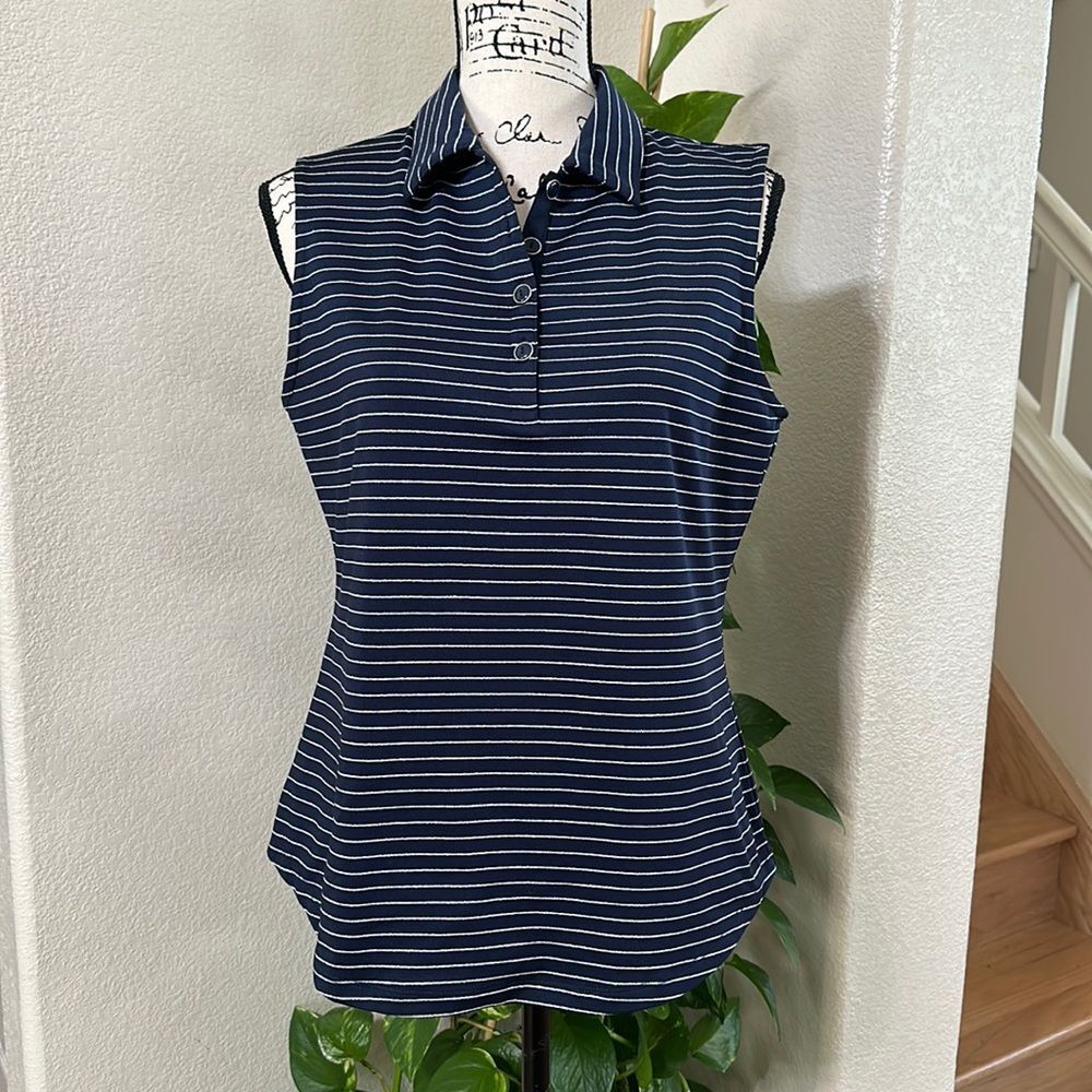 Greg Norman Womens Sleeveless Golf Shirt
